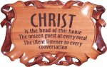 Plaque: Christ Is The Head - Shalom